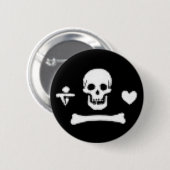 Badge Rond 5 Cm Pirate (Devant & derrière)