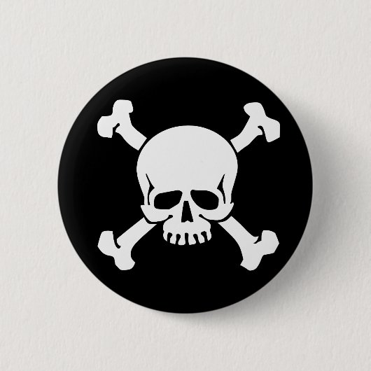 Badge Rond 5 Cm Pirate (Devant)