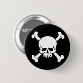Badge Rond 5 Cm Pirate (Devant & derrière)