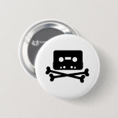 Badge Rond 5 Cm Pirate de bande de mélange (Devant & derrière)