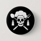 Badge Rond 5 Cm Pirate de chef (Devant)