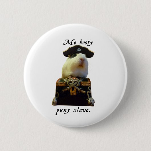 Badge Rond 5 Cm Pirate drôle de cobaye (Devant)