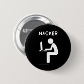 Badge Rond 5 Cm Pirate informatique-couleur (Devant & derrière)