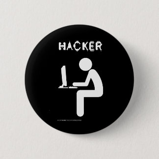 Badge Rond 5 Cm Pirate informatique-couleur