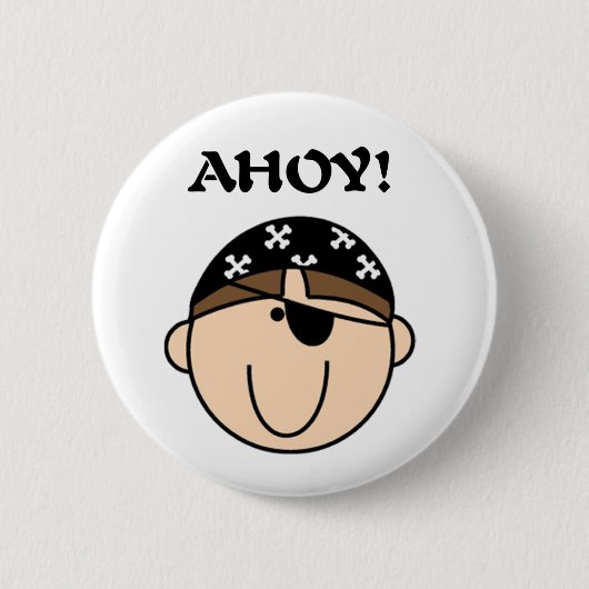 Badge Rond 5 Cm Pirate oh (Devant)