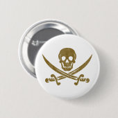 Badge Rond 5 Cm Pirate Vintage (Devant & derrière)