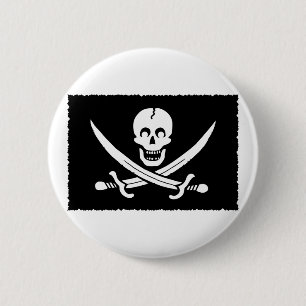 Badge Rond 5 Cm PirateLife, bouton