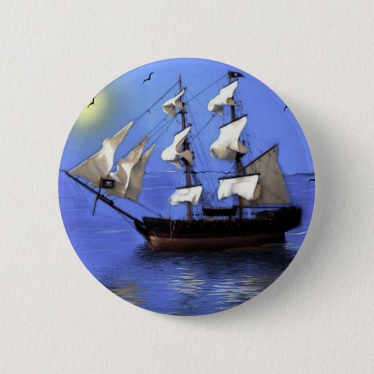 Badge Rond 5 Cm Pirates (Devant)