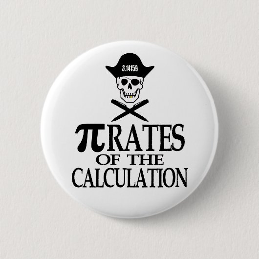 Badge Rond 5 Cm Pirates du calcul (Devant)