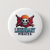 Badge Rond 5 Cm Pirates légendaires (Devant)
