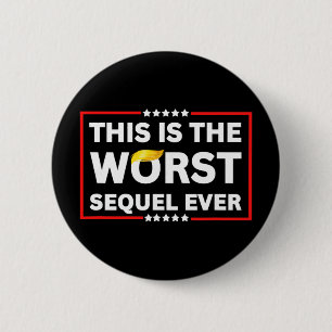 Badge Rond 5 Cm Pire suite anti-trump Protestation politique Pat