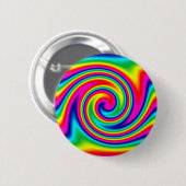 Badge Rond 5 Cm Pirouette d'arc-en-ciel (Devant & derrière)