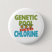 BADGE ROND 5 CM PISCINE GÉNÉTIQUE (Devant)