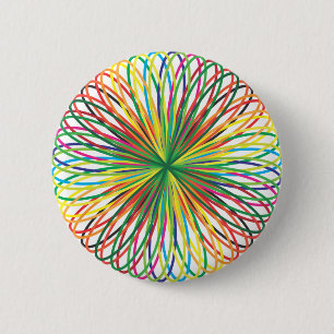 Badge Rond 5 Cm Pissenlit Fou
