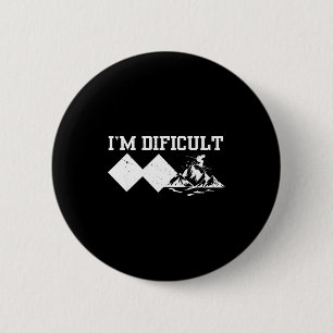 Badge Rond 5 Cm Piste de ski alpin Ski de descente Skieur Sport Im