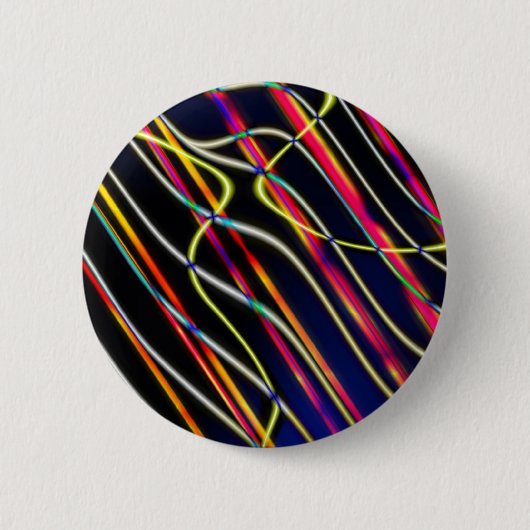 Badge Rond 5 Cm Pistes lumineuses UFO - 2 (Devant)