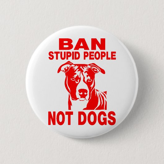 BADGE ROND 5 CM PITBULL (Devant)
