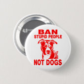 BADGE ROND 5 CM PITBULL (Devant & derrière)