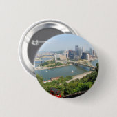 Badge Rond 5 Cm Pittsburgh de Mt Washington (Devant & derrière)