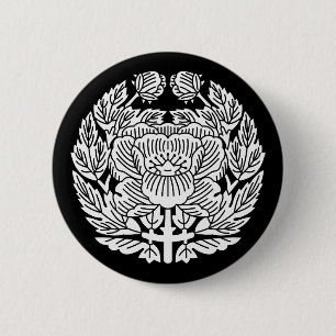 Badge Rond 5 Cm Pivoine Konoe