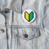 Badge Rond 5 Cm Pixel 8 bits Wakaba / Mark Shoshinsha (En situation)