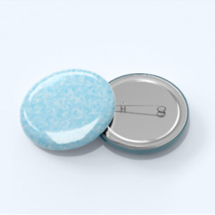 Badge Rond 5 Cm Pixellisation Mosaïque Bleue