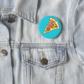 Badge Rond 5 Cm Pizza (En situation)