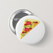 Badge Rond 5 Cm Pizza (Devant & derrière)