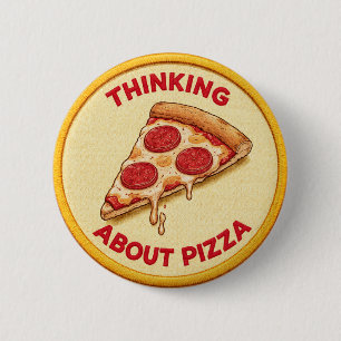 Badge Rond 5 Cm Pizza