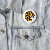 Badge Rond 5 Cm Pizza (En situation)