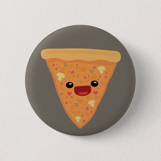 Badge Rond 5 Cm Pizza Cutie (Devant)