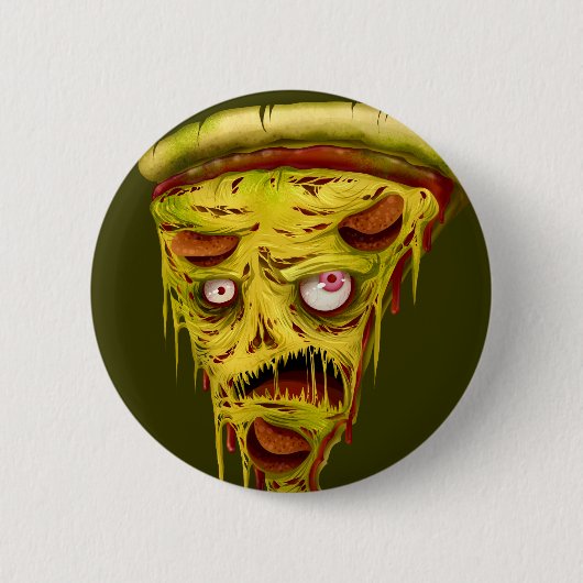 Badge Rond 5 Cm pizza de _zombie (Devant)