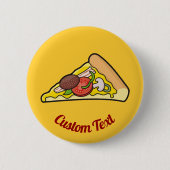 Badge Rond 5 Cm Pizza slice (Devant)