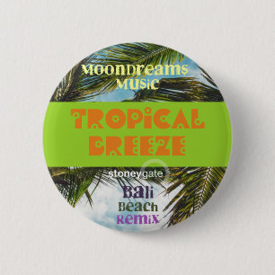Badge Rond 5 Cm Plage de Bali