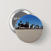 Badge Rond 5 Cm Plage de Venise (Devant & derrière)