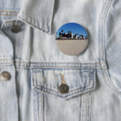 Badge Rond 5 Cm Plage de Venise (En situation)