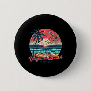 Badge Rond 5 Cm Plage de Virginie