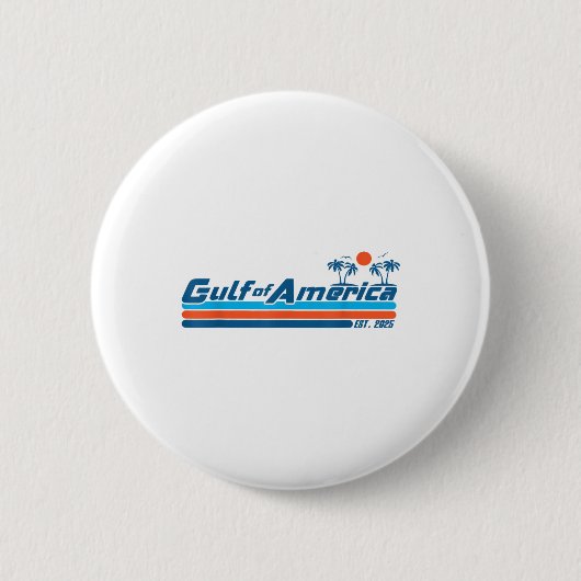 Badge Rond 5 Cm Plage drapeau américain rétro (Devant)