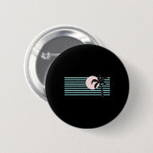 Badge Rond 5 Cm Plage Parfaite (Devant & derrière)