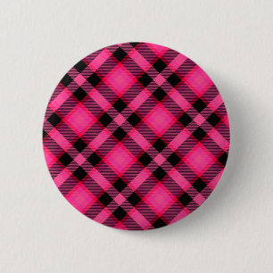 Badge Rond 5 Cm Plaid, punk, Emo, ou de très bon goût de roses
