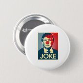 Badge Rond 5 Cm PLAISANTERIE de Donald Trump -- Anti-Atout 2016 - (Devant & derrière)