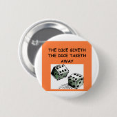 Badge Rond 5 Cm plaisanterie de matrices (Devant & derrière)