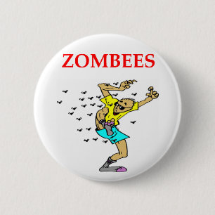 Badge Rond 5 Cm plaisanterie de zombi