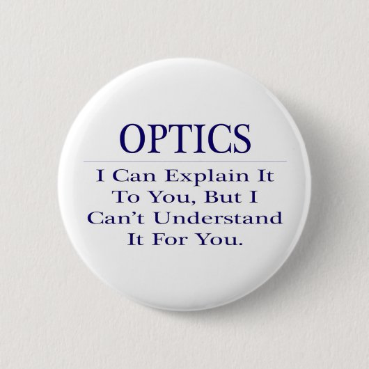 Badge Rond 5 Cm Plaisanterie optimiste .. Expliquer ne pas compren (Devant)