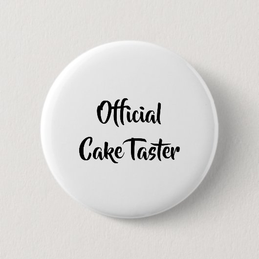 BADGE ROND 5 CM PLAISIR DE GÂTEAU (Devant)