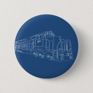Badge Rond 5 Cm Plan directeur des trains de marchandises : Chemin