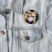 Badge Rond 5 Cm Plan rapproché de cerfs communs (En situation)