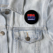 Badge Rond 5 Cm Planche à roulettes Usa (En situation)