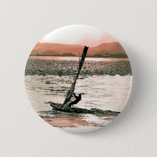 BADGE ROND 5 CM PLANCHE À VOILE (Devant)