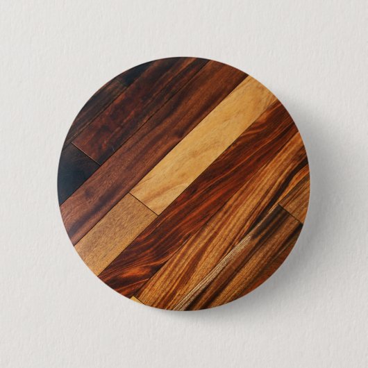 Badge Rond 5 Cm Plancher en bois diagonal (Devant)